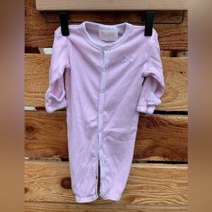 Coccoli precious pink long‎ sleeve onesie. Size 1month.